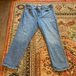 Universal Thread Medium Wash High Rise Slim Straight Jeans Sz 16